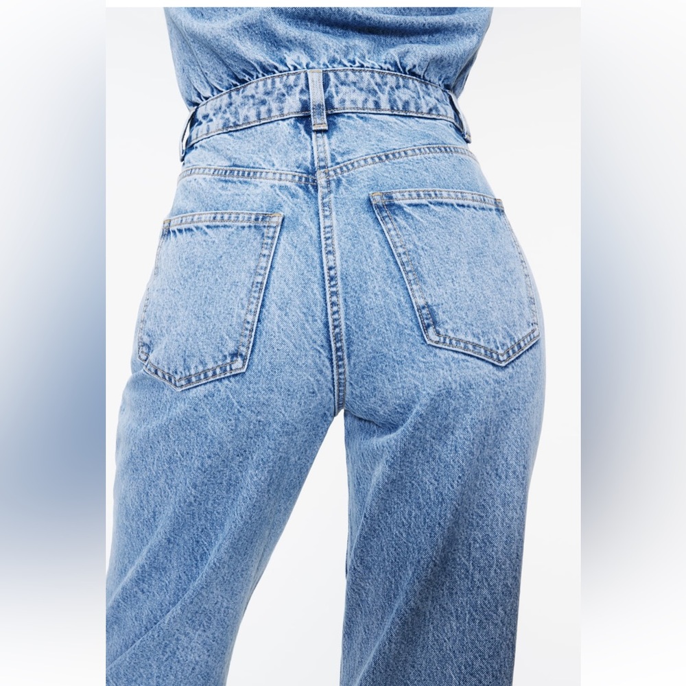 Zara Blue Denim Jumpsuit - Picture 16 of 16